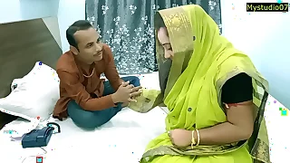 Indian hot wife need money for husband treatment! Hindi Inferior coition